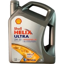 Shell Helix Ultra Pro Ag 5W-30 5 Lt Motor Yağı Dexos 2-Acea C3 Dpf Partiküllü ( Üretim Yılı: 2022 )