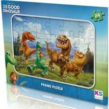 Ks Puzzle 24 Parça Good Dinosaur Frame Puzzle