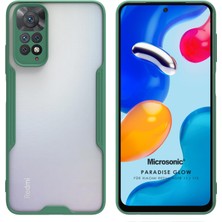 Microsonic Xiaomi Redmi Note 11S Kılıf Paradise Glow Yeşil