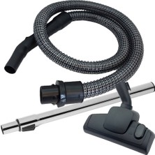 İcanpares Nilfisk Uyumlu Gd 910 Elektrikli Süpürge Çelik Telli Hortum Emici ve Boru Seti