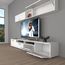 Decoraktiv Eko 5200 Mdf Tv Ünitesi Tv Sehpası - Parlak Beyaz