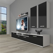 Decoraktiv Eko 5220D Slm Tv Ünitesi Tv Sehpası - Beyaz - Siyah