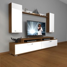 Decoraktiv Ekoflex 7 Slm Tv Ünitesi Tv Sehpası - Ceviz - Beyaz