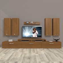 Decoraktiv Ekoflex 8d Slm Tv Ünitesi Tv Sehpası - Naturel Ceviz