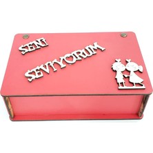 Nefertiya Ahşap Seni Seviyorum Kutu