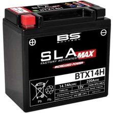 BS Battery Piaggio Mp3 250 BTX14H Sla Max 2006-2010