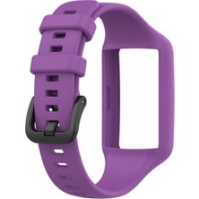 Zunhai Huawei Band 7 Koyu Mor Silikon Saat Band  (Yurt Dışından)