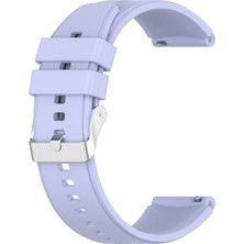 Huawei Için Silikon Izle Band Gt Gt 3 Pro 46MM 22MM Mor