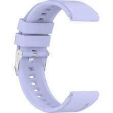 Huawei Için Silikon Izle Band Gt Gt 3 Pro 46MM 22MM Mor