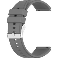 Huawei Için Silikon Izle Band Gt Gt 3 Pro 46MM 22MM Gri