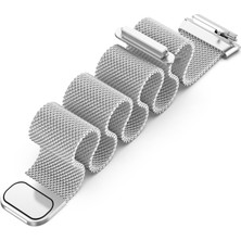 Huawei Band 7 Silver Için Milan Manyetik Saat Grubu(Yurt Dışından)