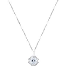 Glorria Gümüş Tektaş Kolye