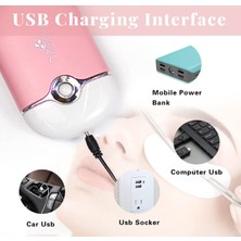 Chronus Mini USB Şarj Edilebilir Taşınabilir Fan Soğutma Bladeless El Kirpik Fanı (Yurt Dışından)