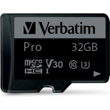 Verbatim Micro Sdhc 32GB Pro Class 10 Hafıza Kartı