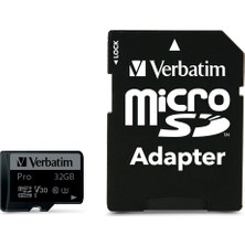 Verbatim Micro Sdhc 32GB Pro Class 10 Hafıza Kartı