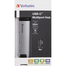 Verbatim Usb-C Çok Bağlantılı Hub (2’ Li Usb) RJ45