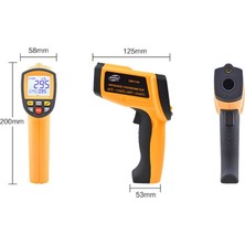 Nfraned Termometre, Sıcaklık Aralığı: -50 - 380 Derece Sarı