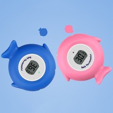 2 Adet Küçük Balık Bebek Banyosu Ektronik Termometre Mavi