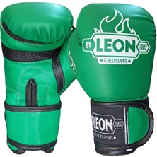 By Leon 1982 Leon Blade Training Boks, Kick Boks ve Muay Thai Eldiveni Yeşil 8 Oz