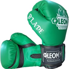 By Leon 1982 Leon Blade Training Boks, Kick Boks ve Muay Thai Eldiveni Yeşil 8 Oz