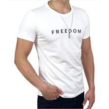 U.K.A. Freedom Baskılı T-Shirt