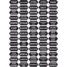 Sticker Atölyesi Baharat-Kavanoz ETIKET-STICKER-20692