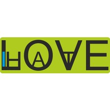 Sticker Atölyesi Aşk-Nefret-Love-Hate STICKER-20691