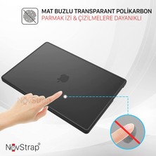 Novstrap Apple Macbook Pro 2020 13 Inç A2289-A2251 Uyumlu Sert Mat Frosted Kılıf Anti Fingerprint