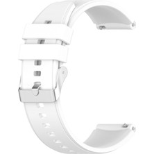 PLZ Shop Huawei İçin Silikon İzle Band Gt Gt 3 Pro 43 mm. 20 mm. Beyaz (Yurt Dışından)
