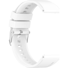 PLZ Shop Huawei İçin Silikon İzle Band Gt Gt 3 Pro 43 mm. 20 mm. Beyaz (Yurt Dışından)