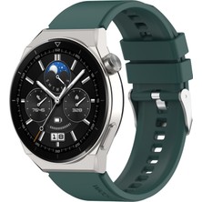PLZ Shop Huawei İçin Silikon İzle Band Gt Gt 3 Pro 46 mm. 22 mm. Koyu Yeşil (Yurt Dışından)