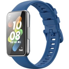 PLZ Shop Huawei Bandı 7 / Honor Bandı 7 Sapphire Mavi İçin Silikon İzle Band (Yurt Dışından)
