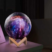 Nefertiya Galaksi Ay Gece Lambası (Usb Kablolu)