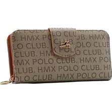 Duygushoesbag Kadın Cüzdan Çift Bölmeli  Fermuarlı Büyük Boy Kapaklı Yazılı
