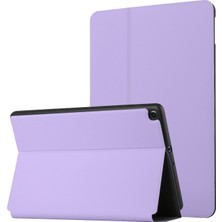 PLZ Shop Samsung Galaxy Tab A 8.0 2019 SM-T290 Light Purple İçin Çift Katlama Çantası (Yurt Dışından)