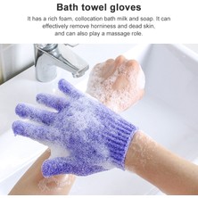 PLZ Shop 5 Adet Banyo Peeling Büyücü Büyücü Ovma Eldivenleri Kırmızı (Yurt Dışından)