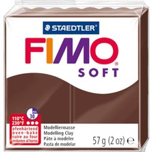 Staedtler Fimo Soft Polimer Kil - Chocolate - 57G