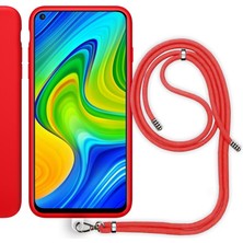 Piyasa Sepeti Xiaomi Redmi Note 10 Ip Askılı Silikon Kılıf Kırmızı