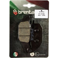 Brenta Yamaha Trıcty 125  Arka Disk Brenta Fren Balata 2014  - 2016