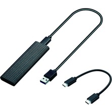 Yesper Harici M.2 Nvme'ye USB 3.1 Muhafaza Adaptörü 2230 Nvme SSD Siyah (Yurt Dışından)