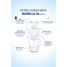 BRITA Marella XL Filtreli Su Arıtma Sürahisi - Beyaz