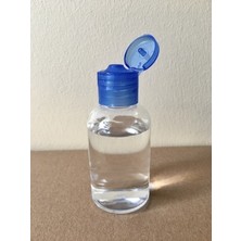 sizeuyduk 50 ml Mavi Fliptop Kapak OM61 Dezenfektan - Kolonya - Parfüm Boş Şişesi