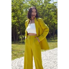 Foremia Retro Palazzo Takım-Yağ Yeşili