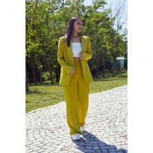 Foremia Retro Palazzo Takım-Yağ Yeşili