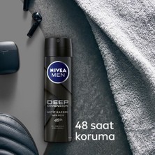 NIVEA Men Erkek Sprey Deodorant Deep Dimension 48 Saat Anti-perspirant Koruma 150ml x3 Adet