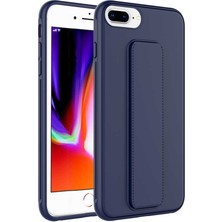 Kilifone - iPhone 8 Plus - Kılıf Mat Koruyucu El Tutacaklı Stand Olabilen Qstand Kapak