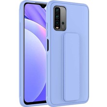 Kilifone - Xiaomi Redmi 9t - Kılıf Mat Koruyucu El Tutacaklı Stand Olabilen Qstand Kapak