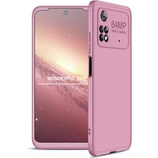 Xiaomi Poco M4 Pro Kılıf 360 Derece Tam Koruma Sert Mika Orijinal AYS GKK Darbe Emici Kapak