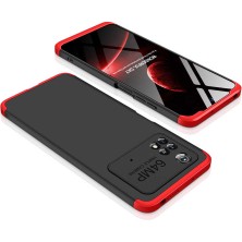 Xiaomi Poco M4 Pro Kılıf 360 Derece Tam Koruma Sert Mika Orijinal AYS GKK Darbe Emici Kapak