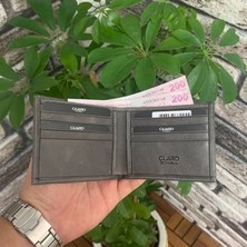 AsyaClub Hakiki Deri Erkek Antik Gri Klasik Cüzdan